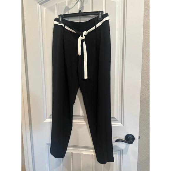 Calvin Klein new black pants with belt - Picture 1 of 3